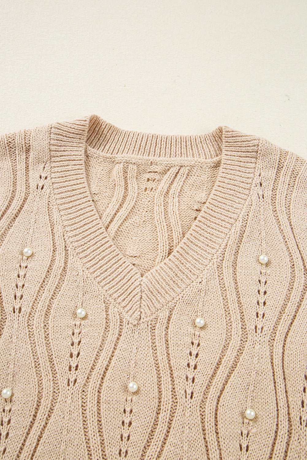 Smoke Gray Pearl Sweater