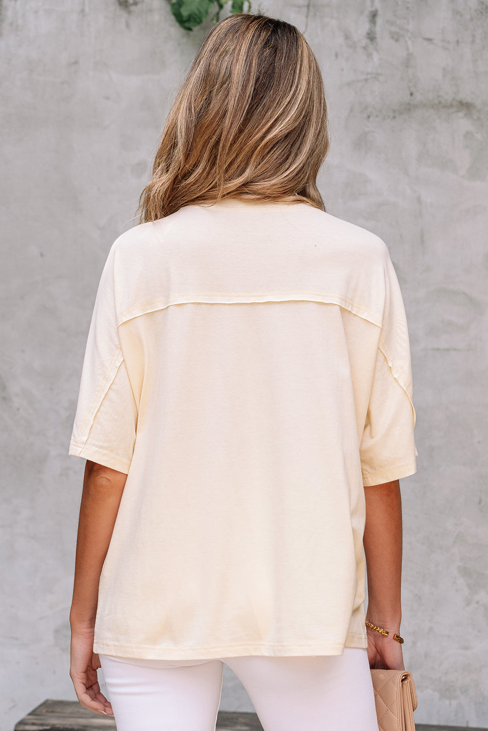 Apricot Flower Tee