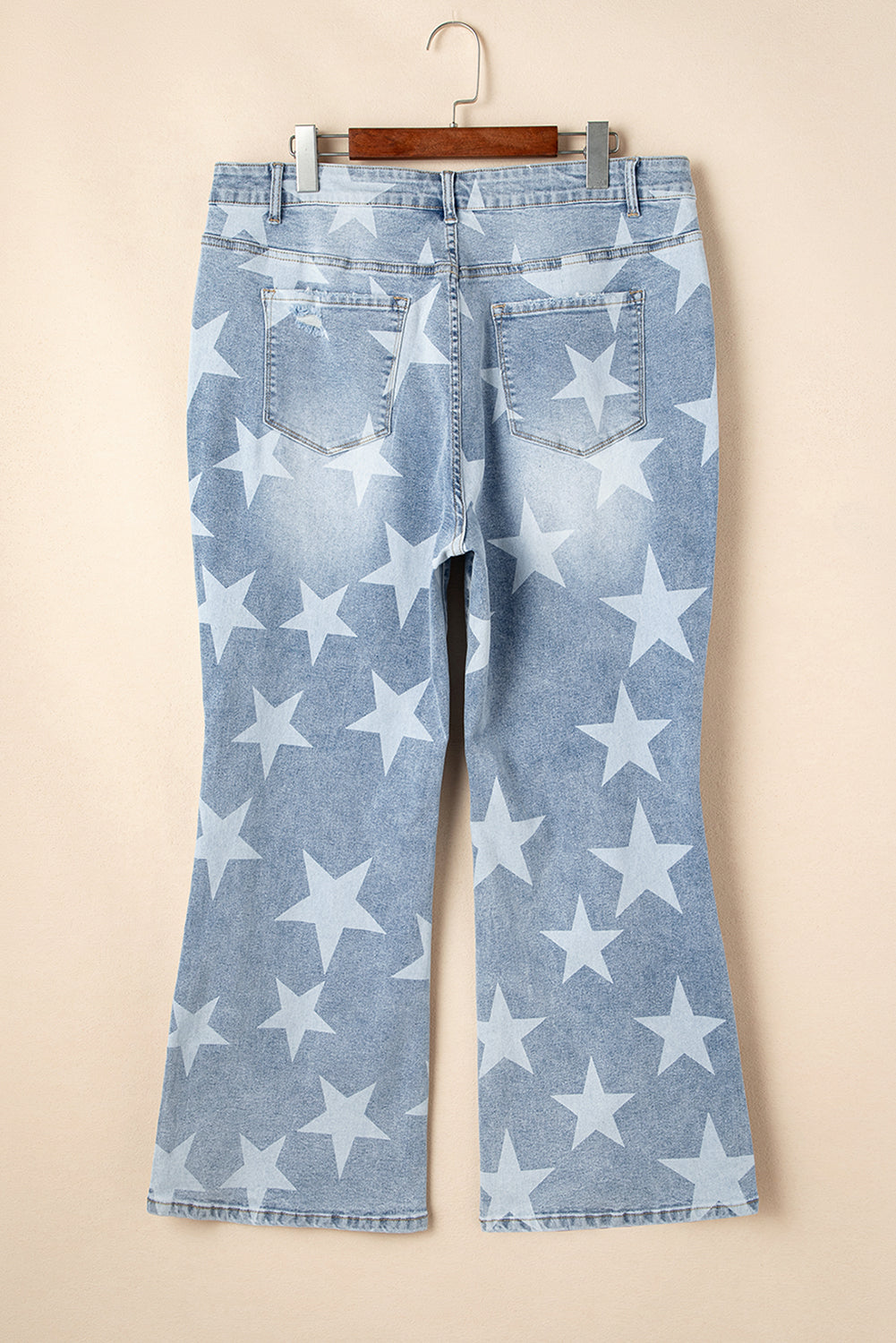 Sky Blue Star Jeans