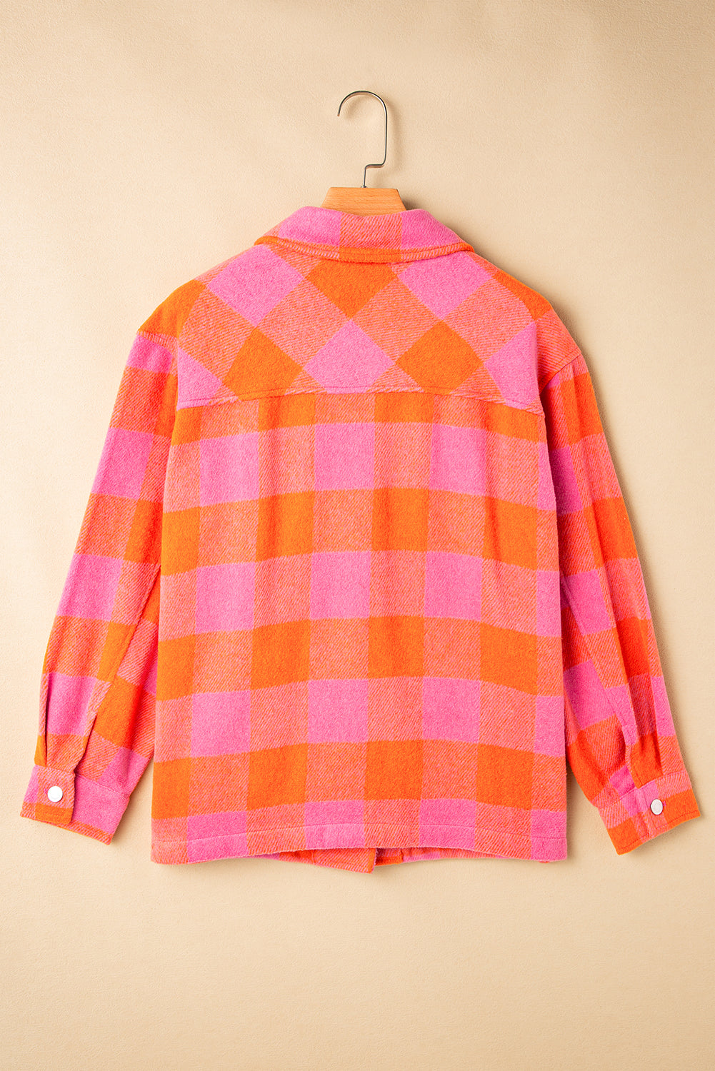 Orange Plaid Jacket