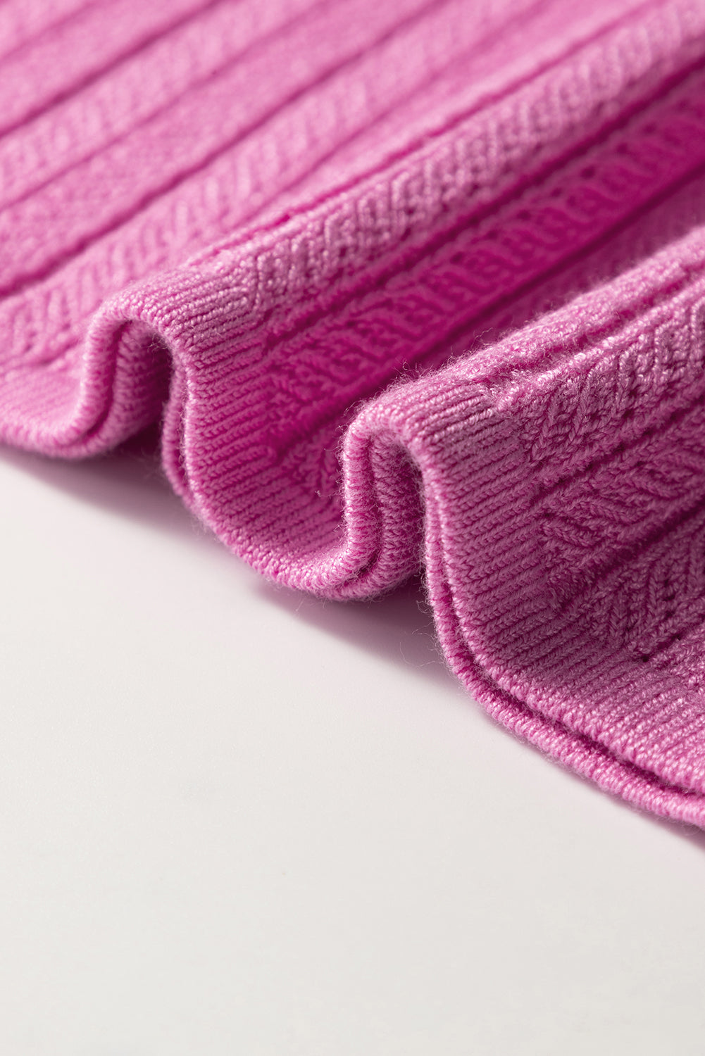 Purple Pink Knitted Top