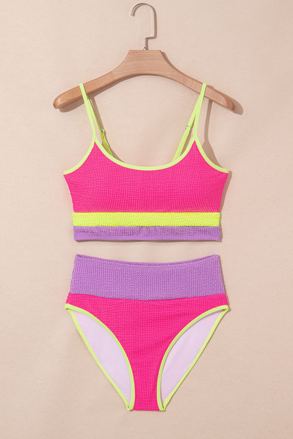 Rose Red Bikini Set