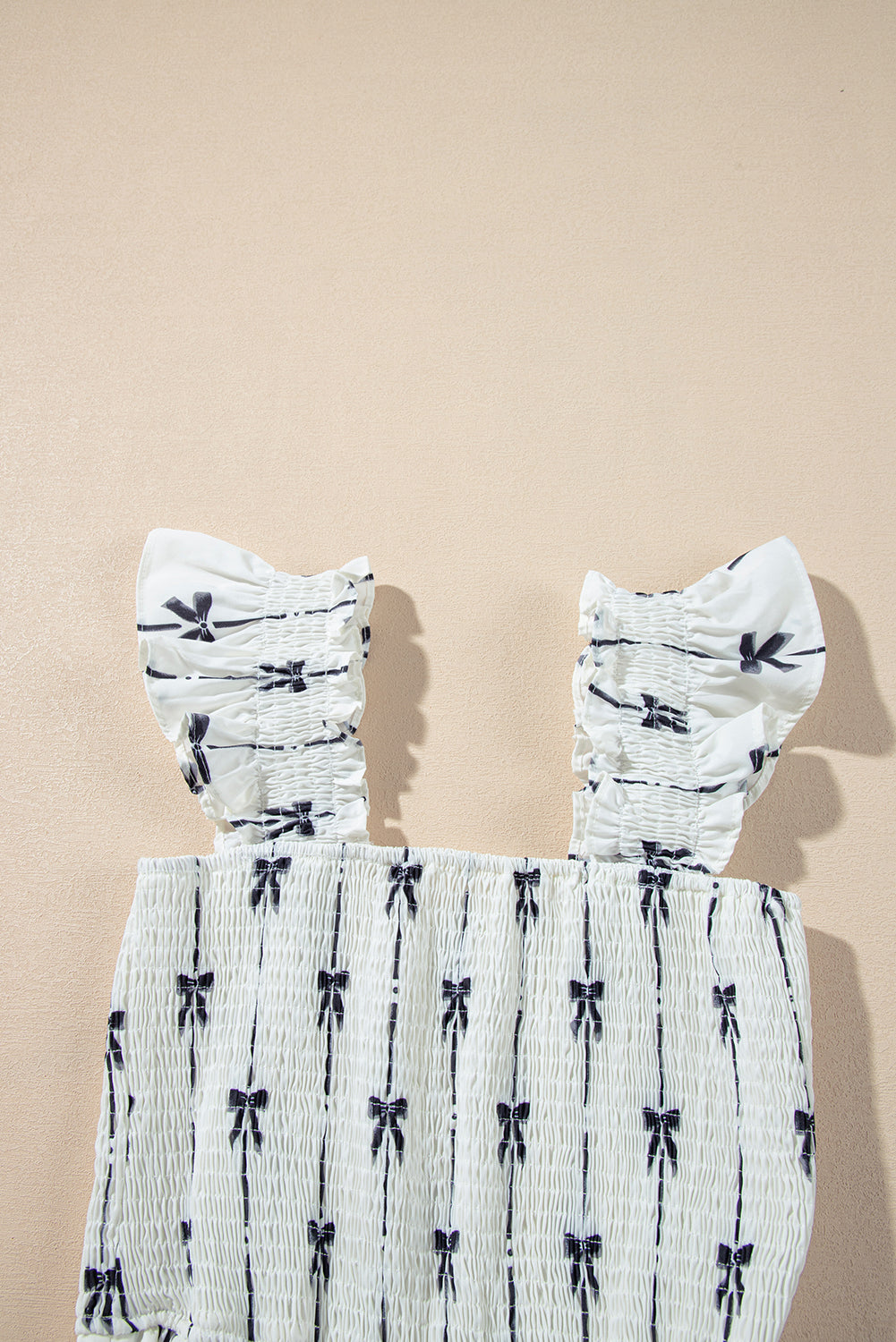 Black Bow Tiered Maxi Dress