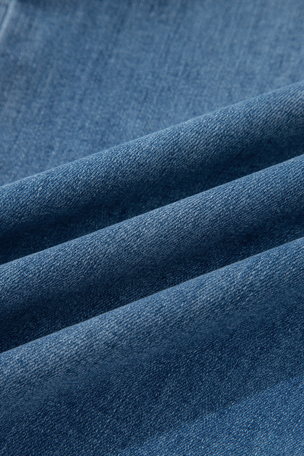 Blue High Waist Wide Leg Jeans