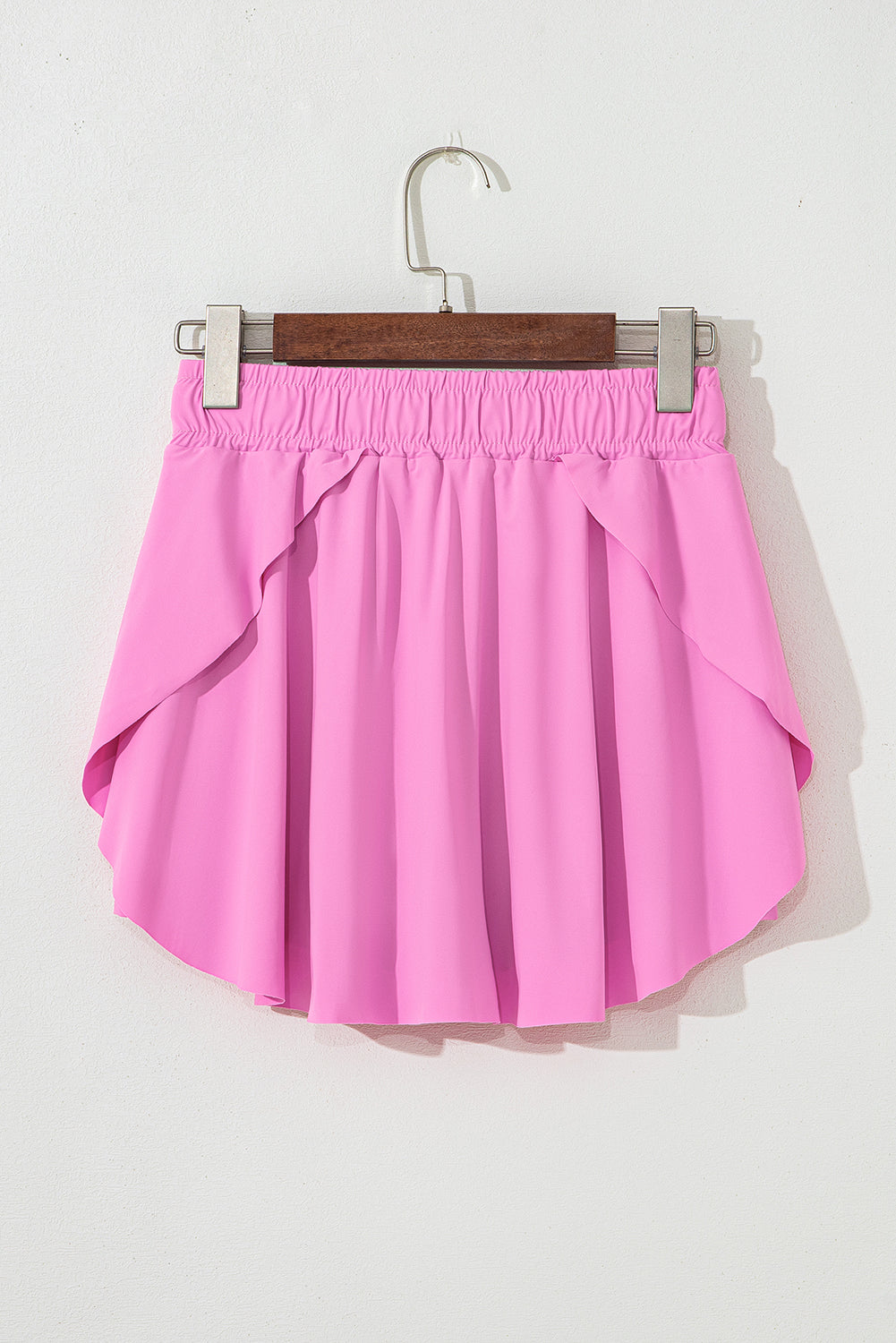 Hot Pink Drawstring Tennis Skort