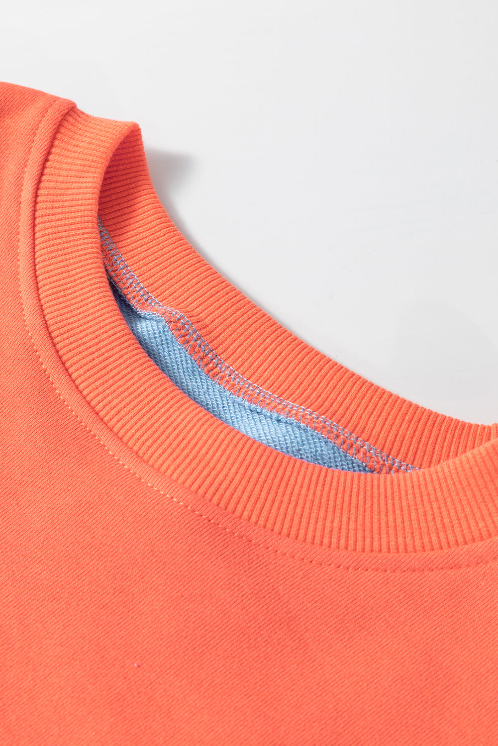 Bright Pink Colorblock Sweatshirt