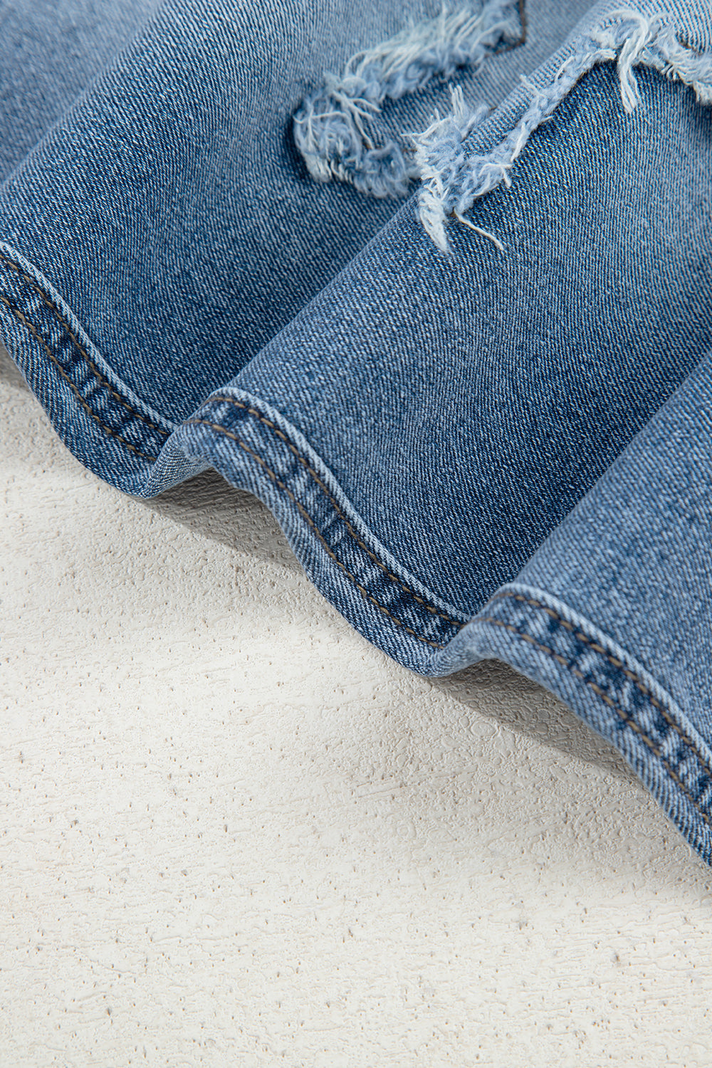 Blue Star Patchwork Wide Leg Jeans