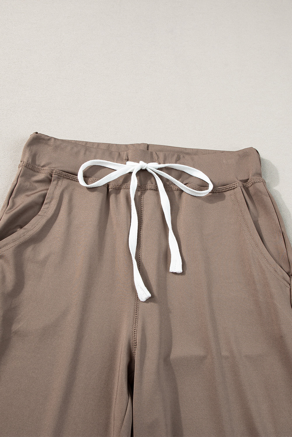 Dark Brown Pocketed Joggers