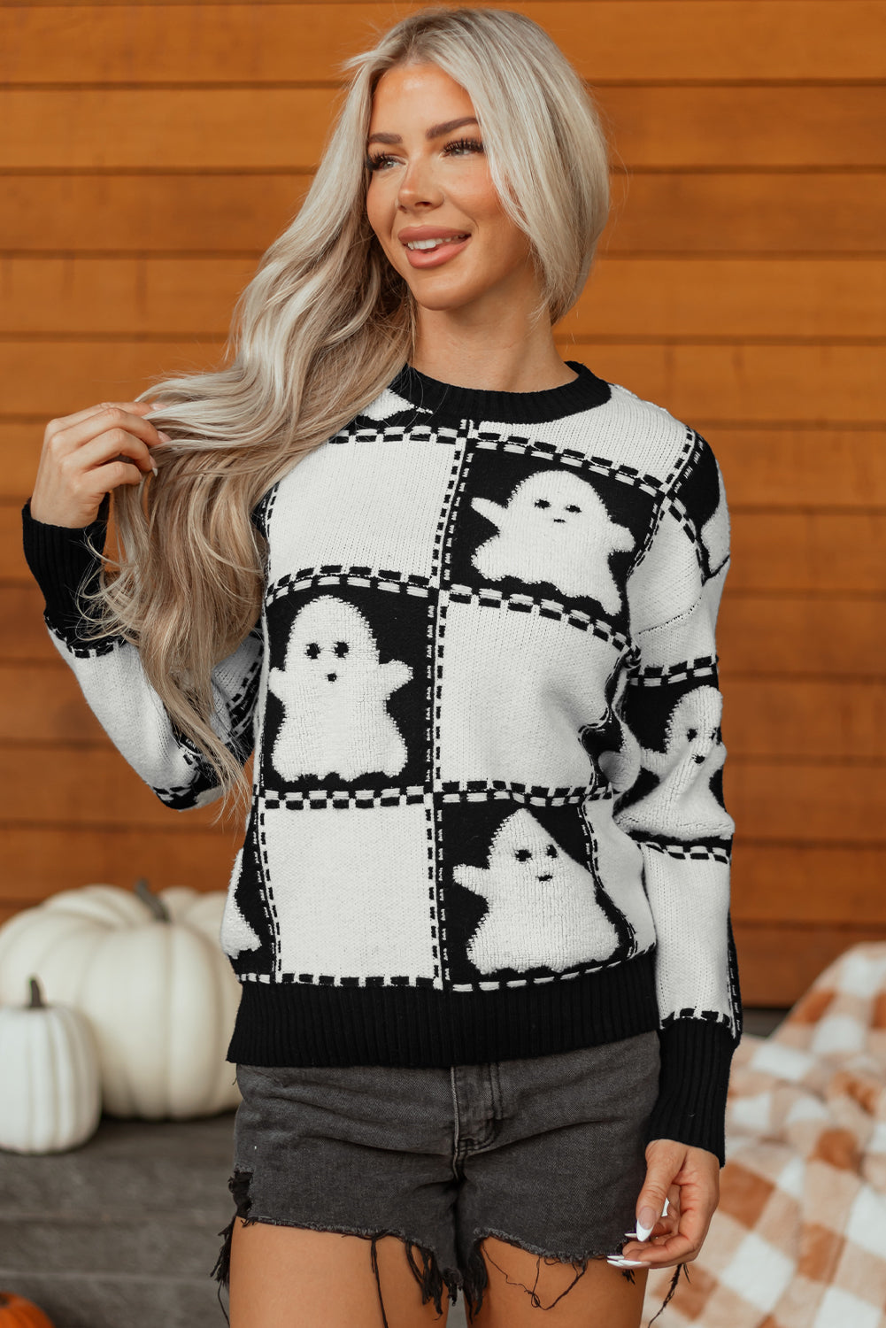 Halloween Ghost Sweater