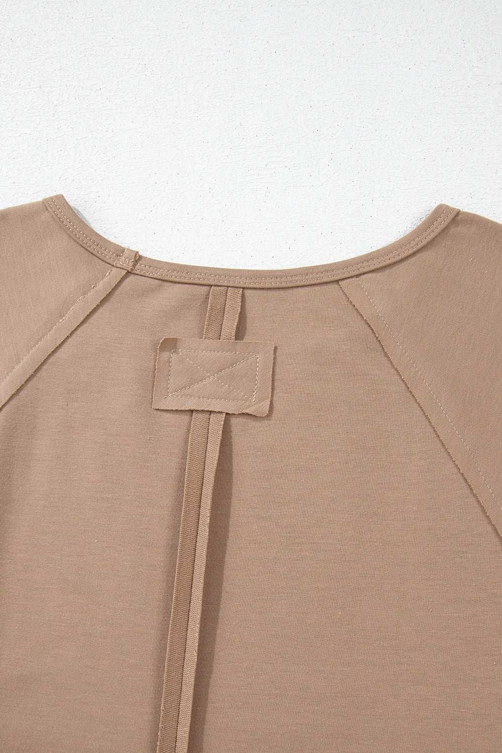 Beige Flower Striped Patchwork Sweatshirt