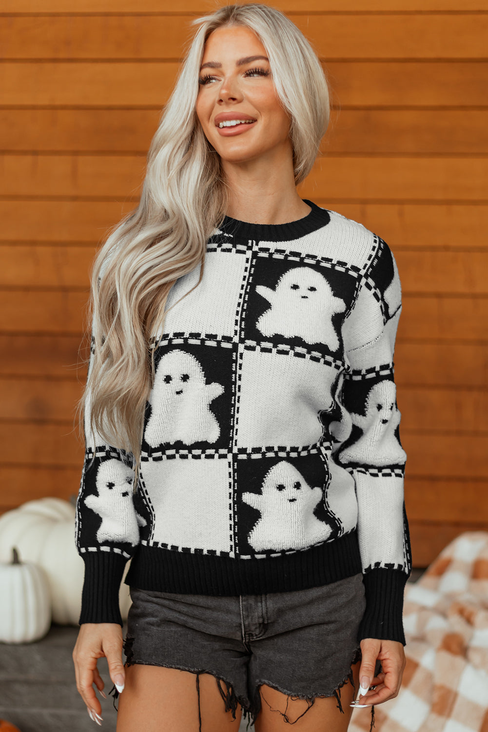 Halloween Ghost Sweater