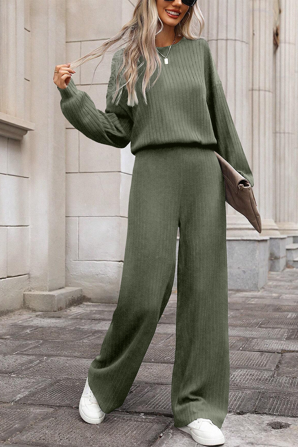Laurel Green High Waist Jumpsuit