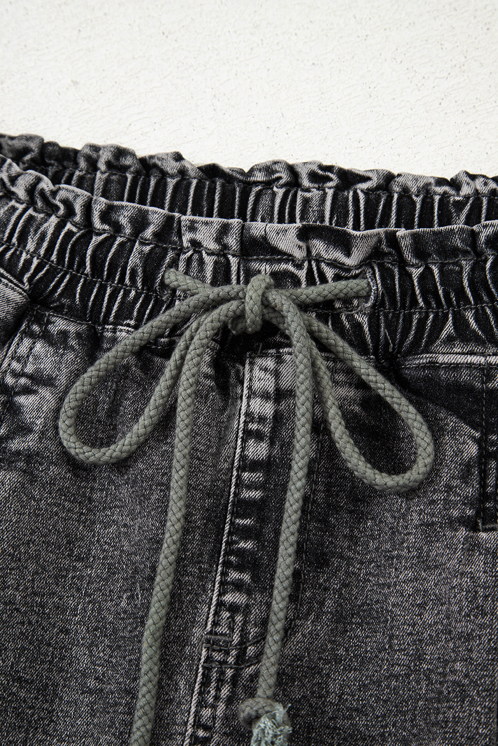High-rise Casual Denim Shorts