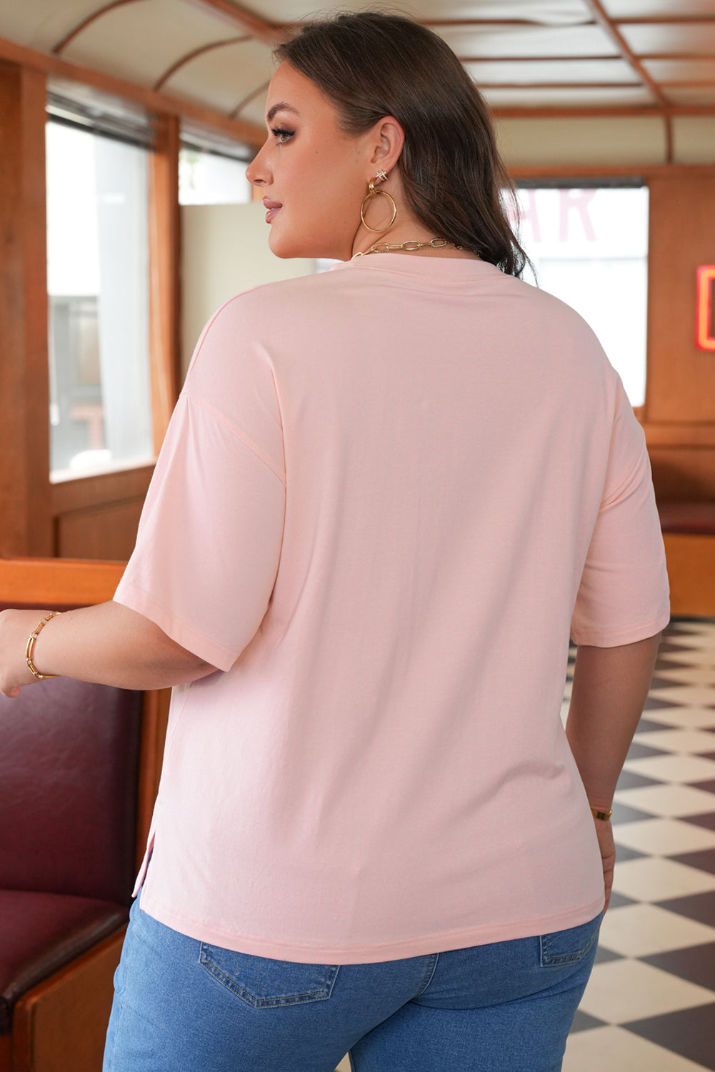 Light Pink Lace Star Shirt
