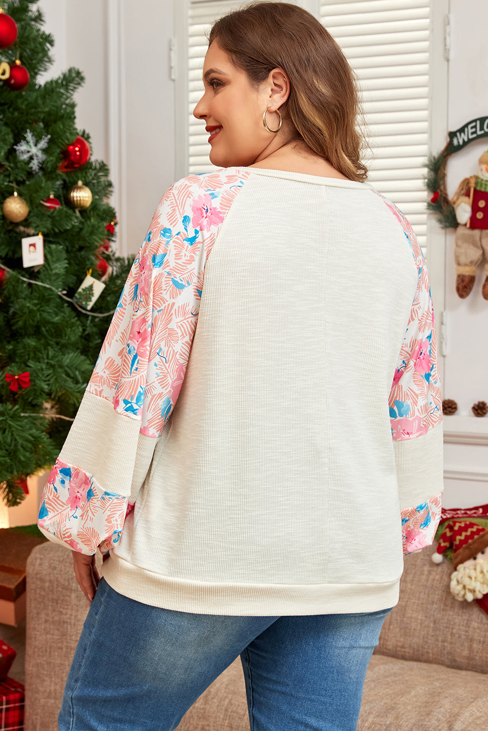 Apricot Patchwork Top