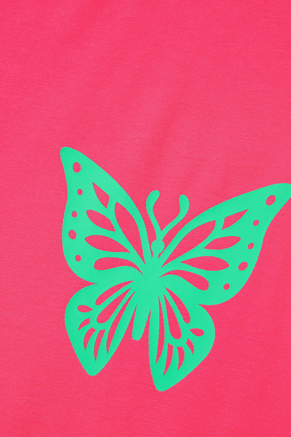 Sachet Pink Butterfly Tank Top