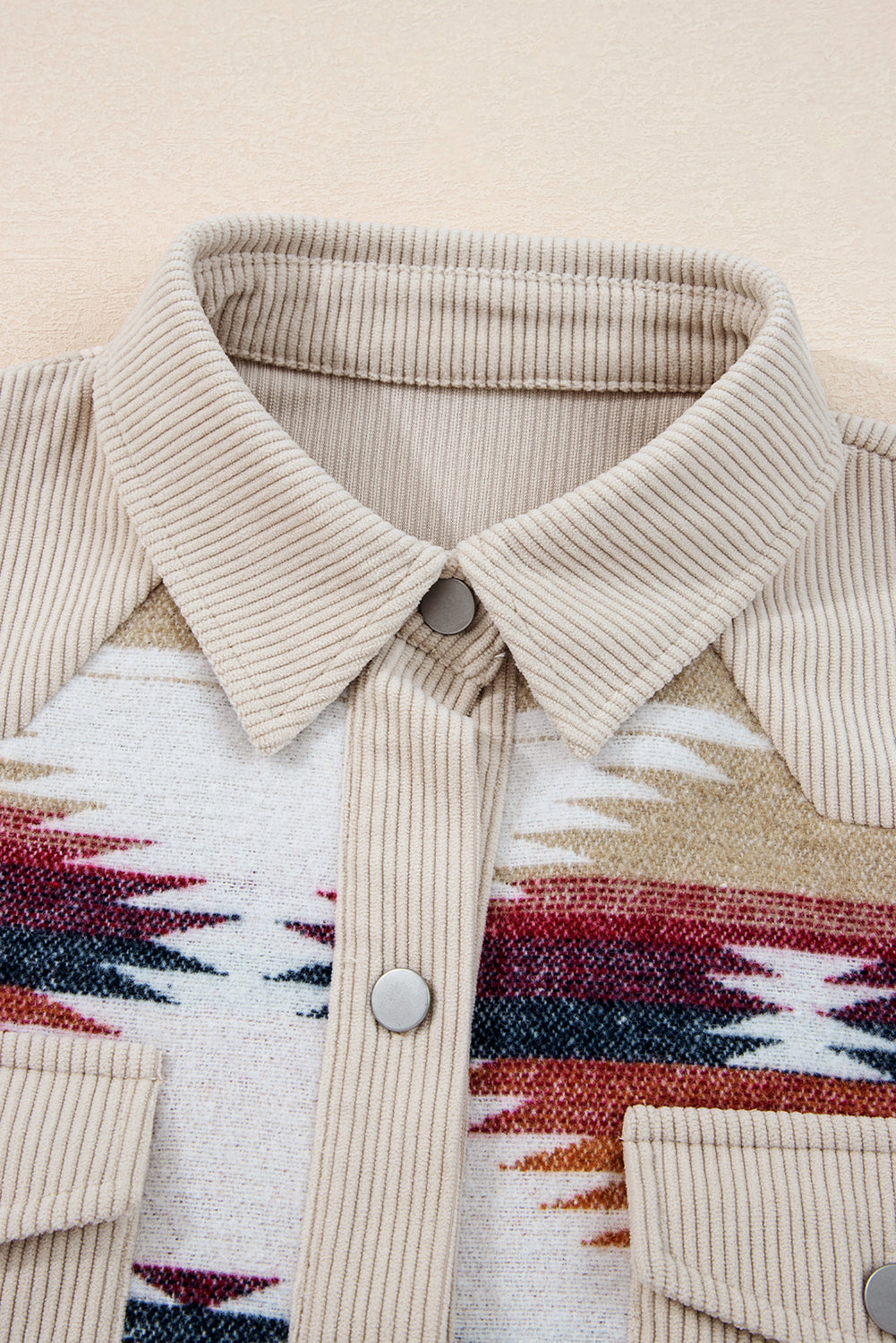 Multicolour Western Aztec Shacket