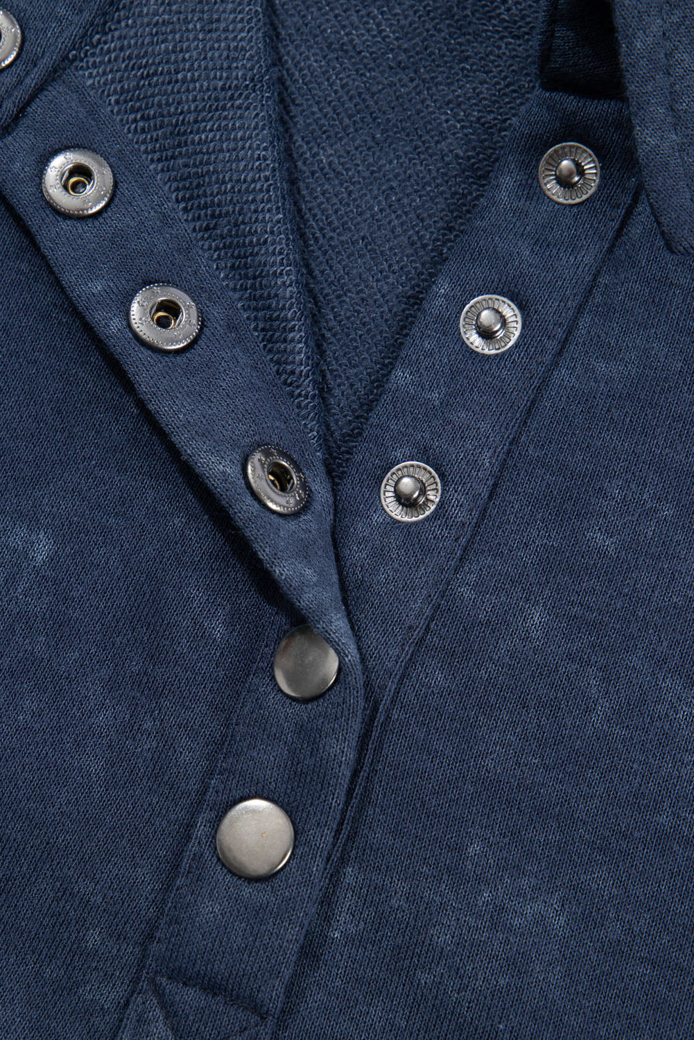 Blue Washed Pullover Sweatshirt