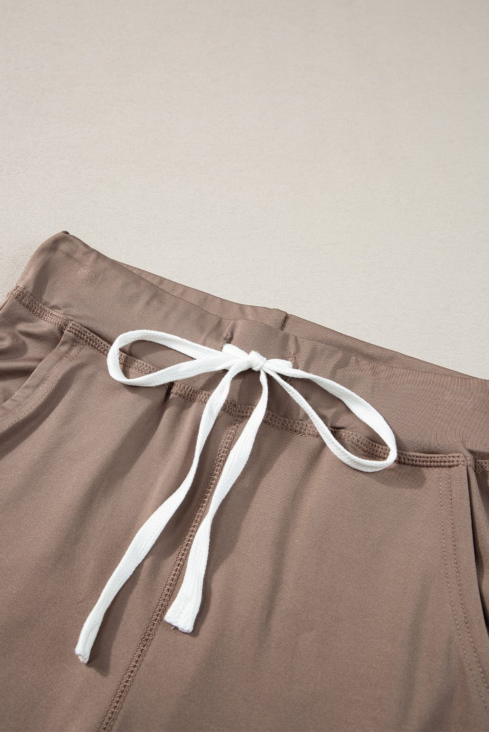 Dark Brown Pocketed Joggers