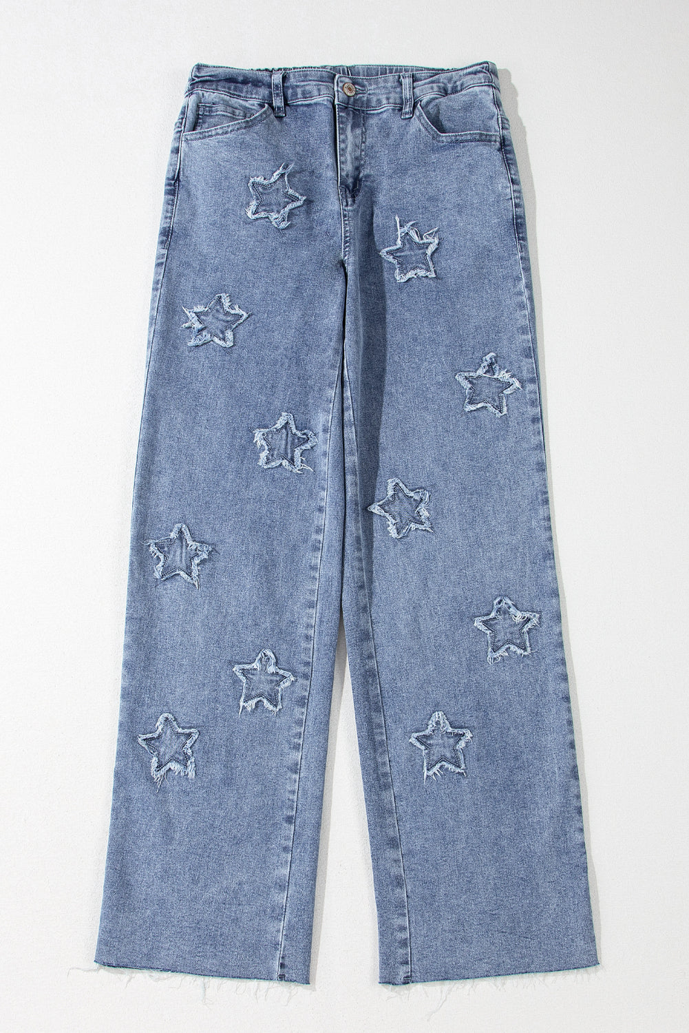 Dusk Blue Foiled Star Jeans