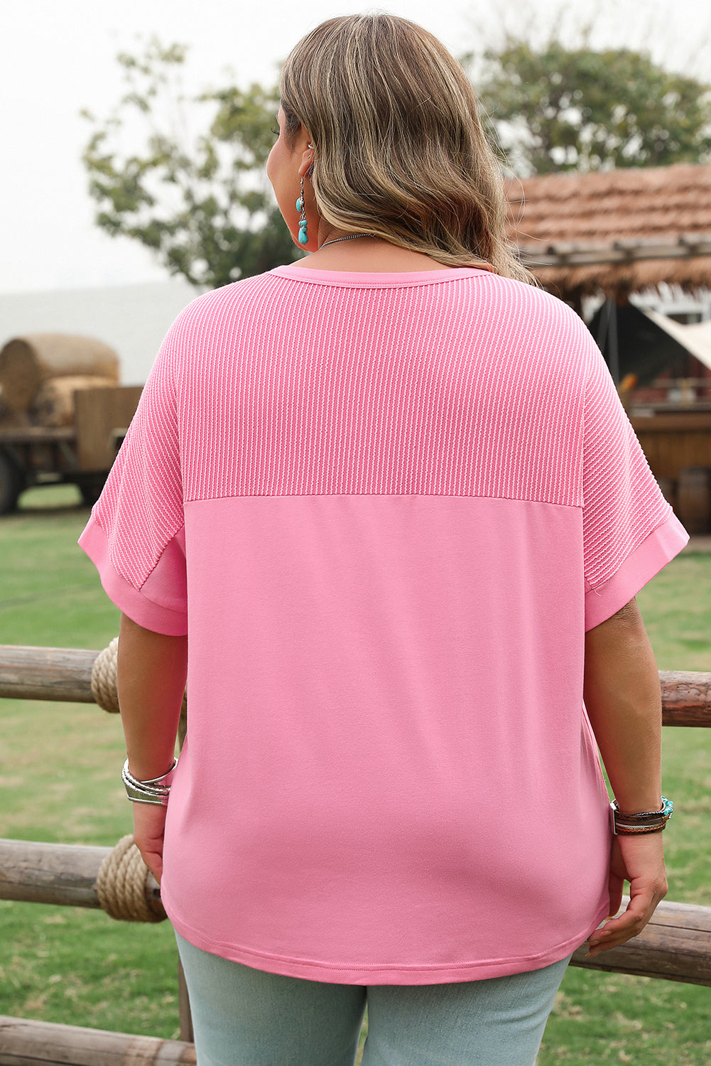 Bonbon Corded Patchwork Shirt