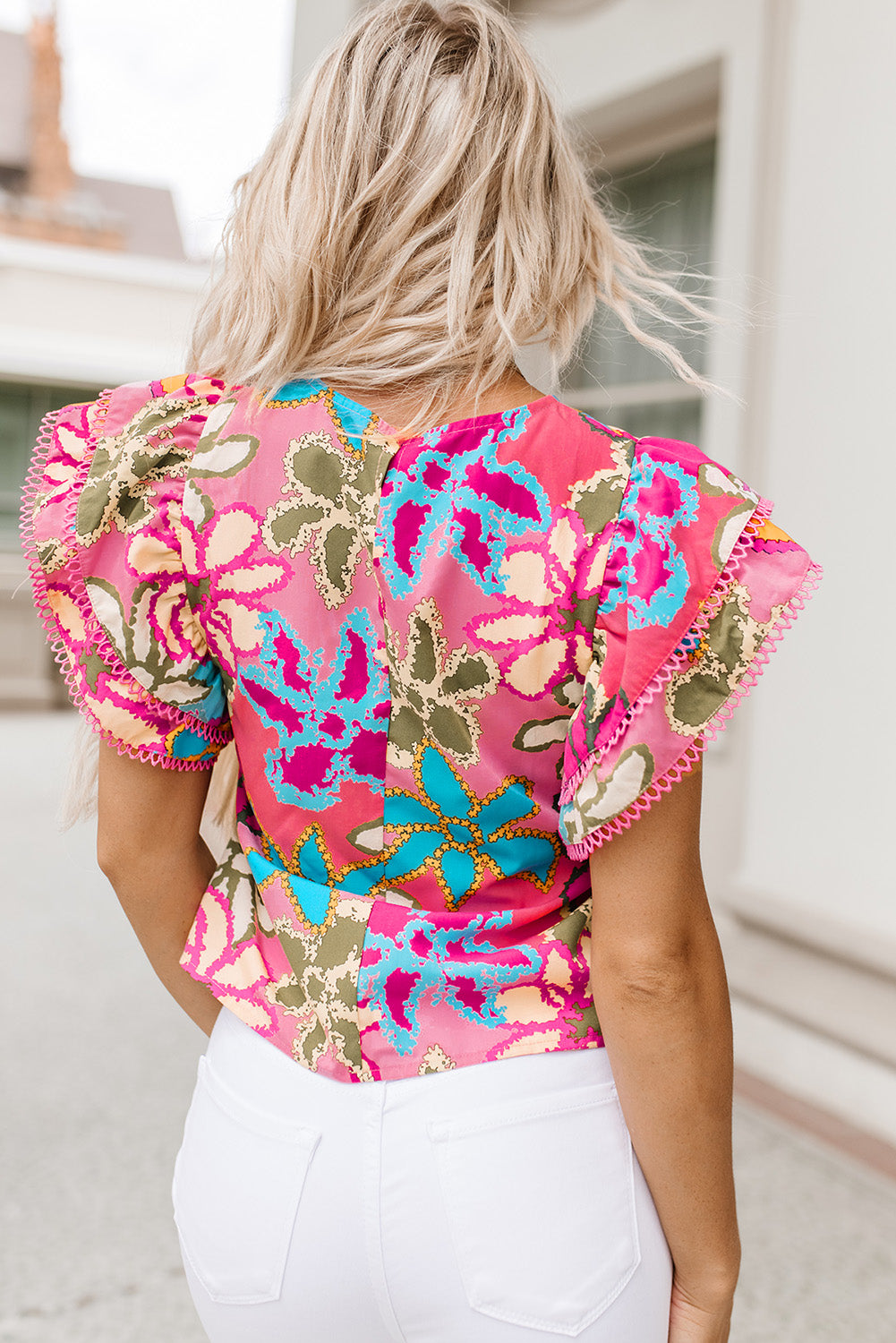 Multicolor Vibrant Floral Blouse