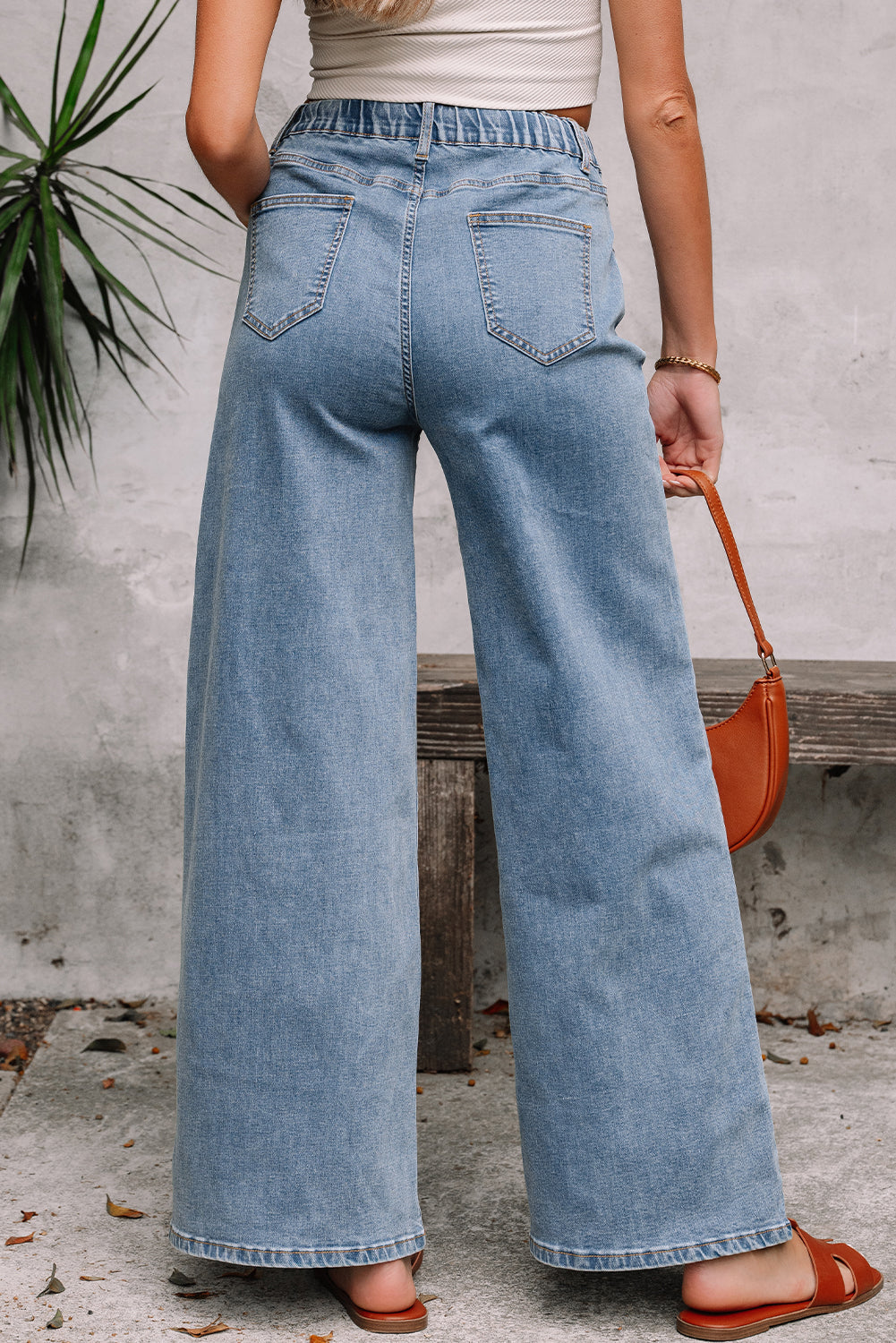 Dusk Blue Medium Wash Denim Pants