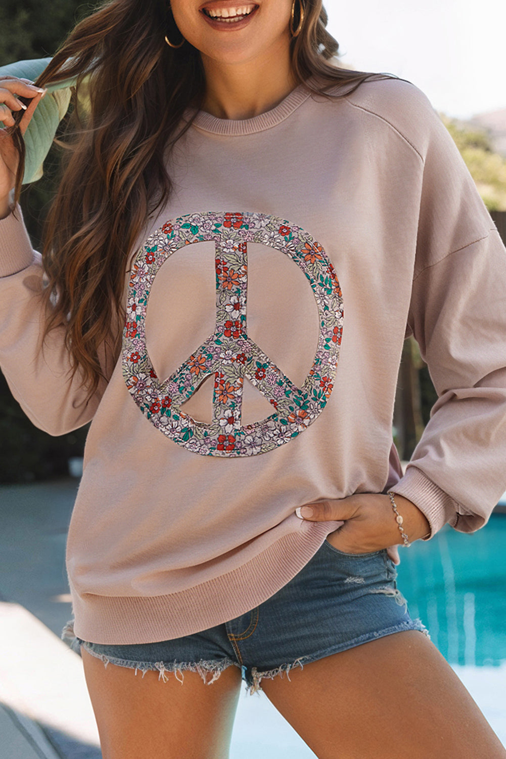Floral Peace Sweatshirt
