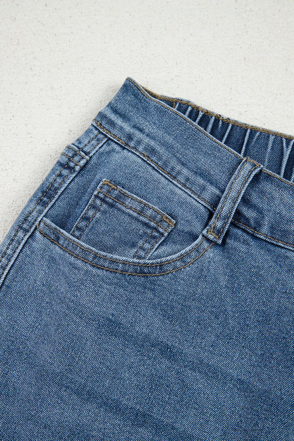 Blue Star Patchwork Wide Leg Jeans