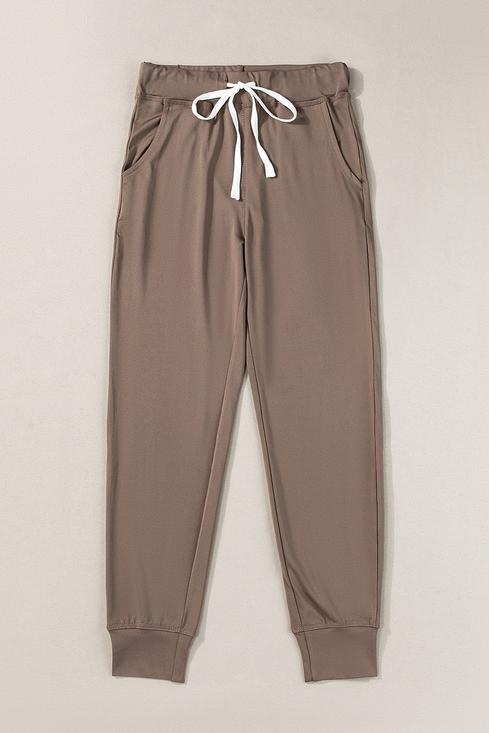 Dark Brown Pocketed Joggers