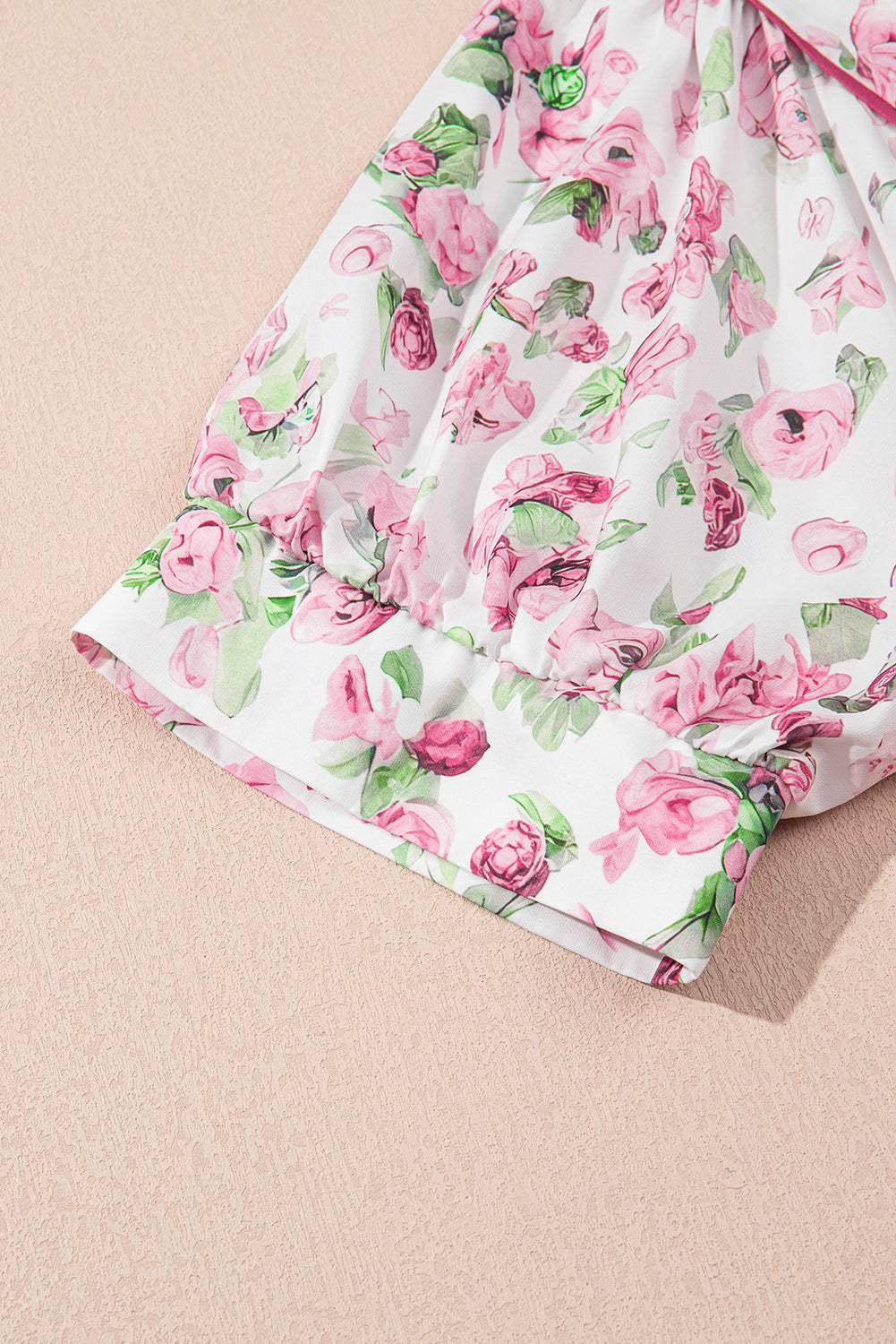 Pink Floral Mini Dress
