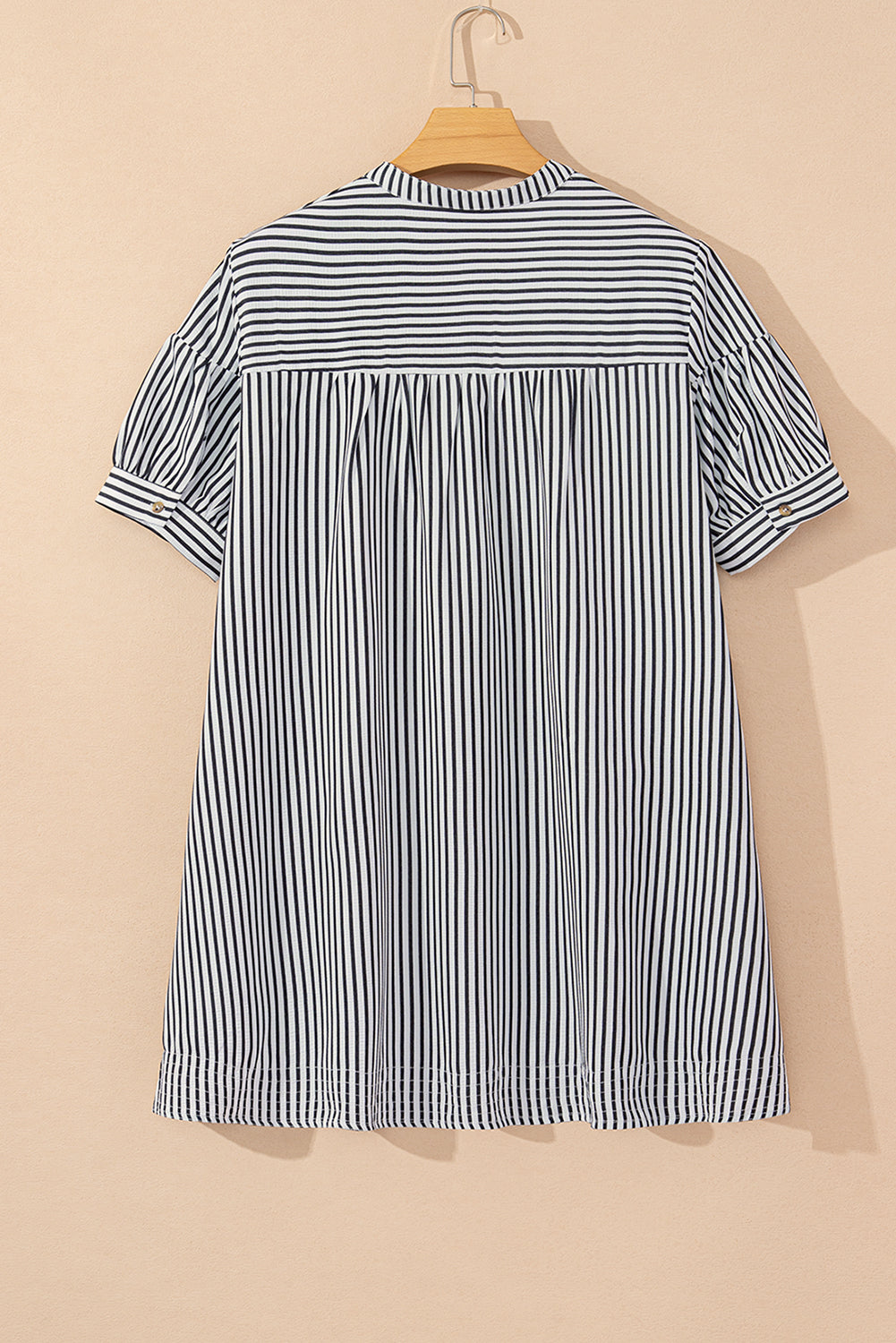 Black Stripe Mini Dress
