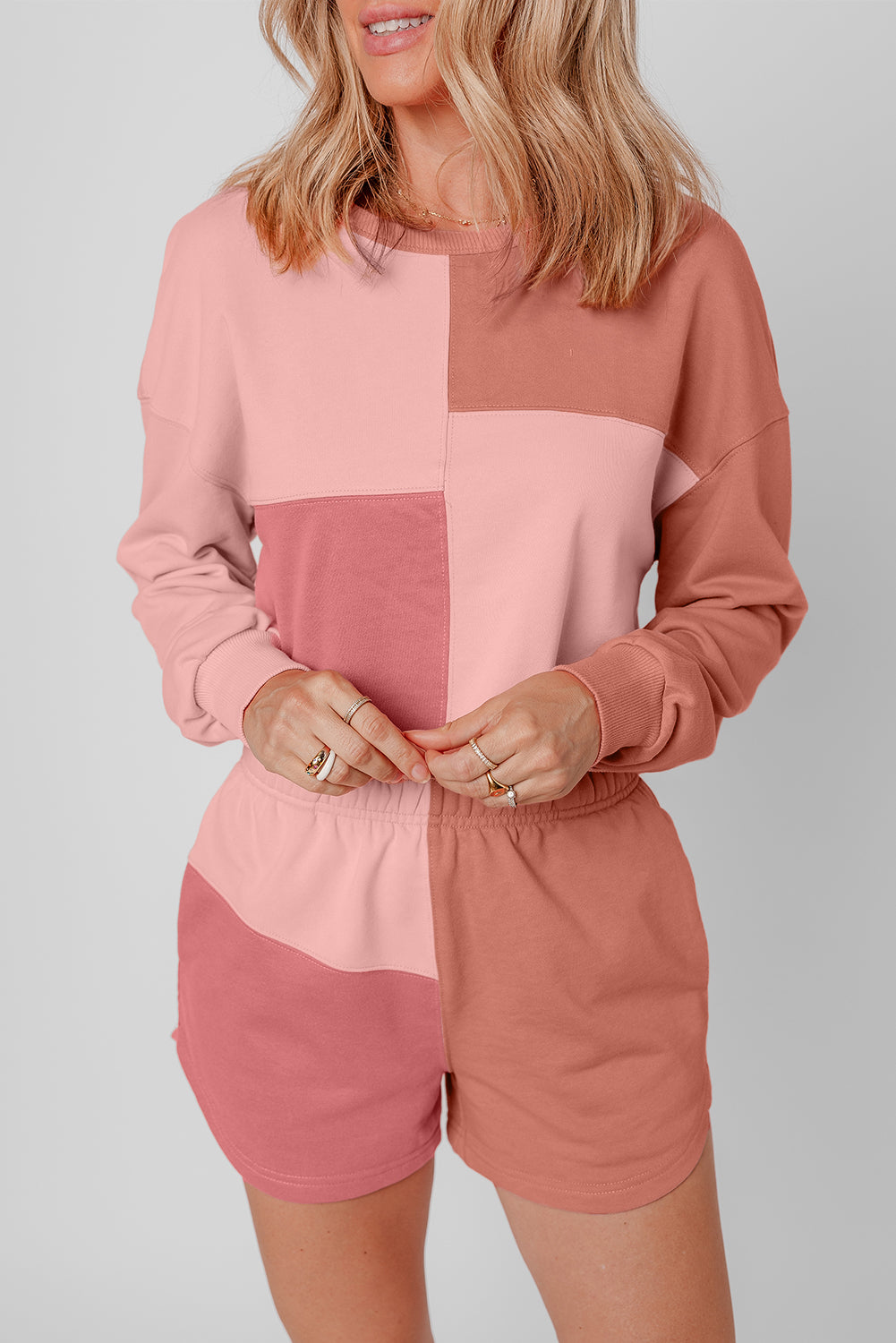 Peach Blossom Colorblock Set