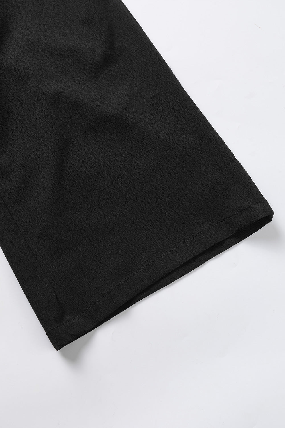 Black High Waisted Wide Leg Flowy Pants