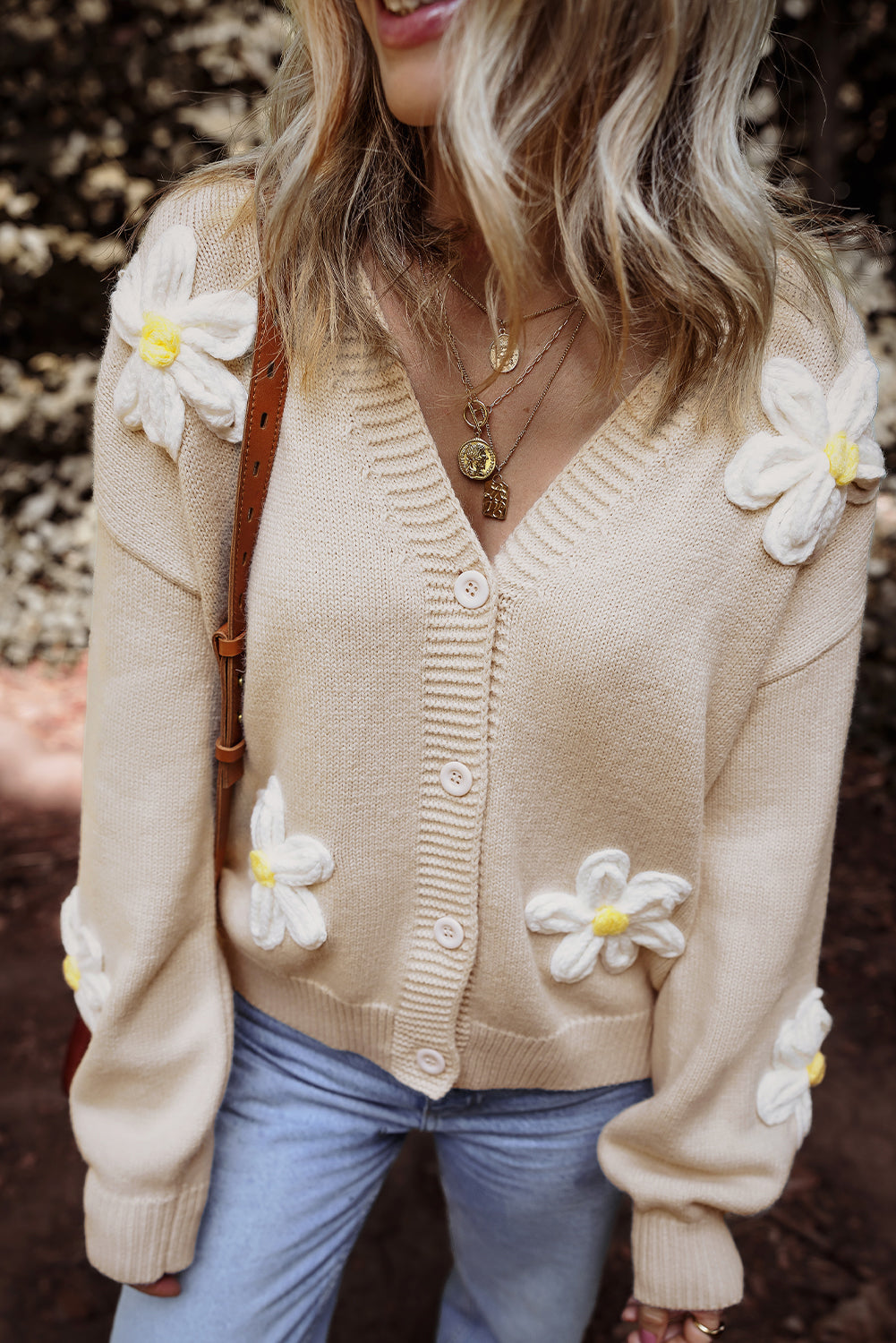 Elegant Flower Cardigan