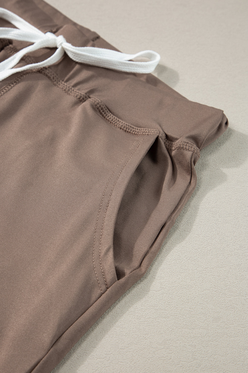 Dark Brown Pocketed Joggers