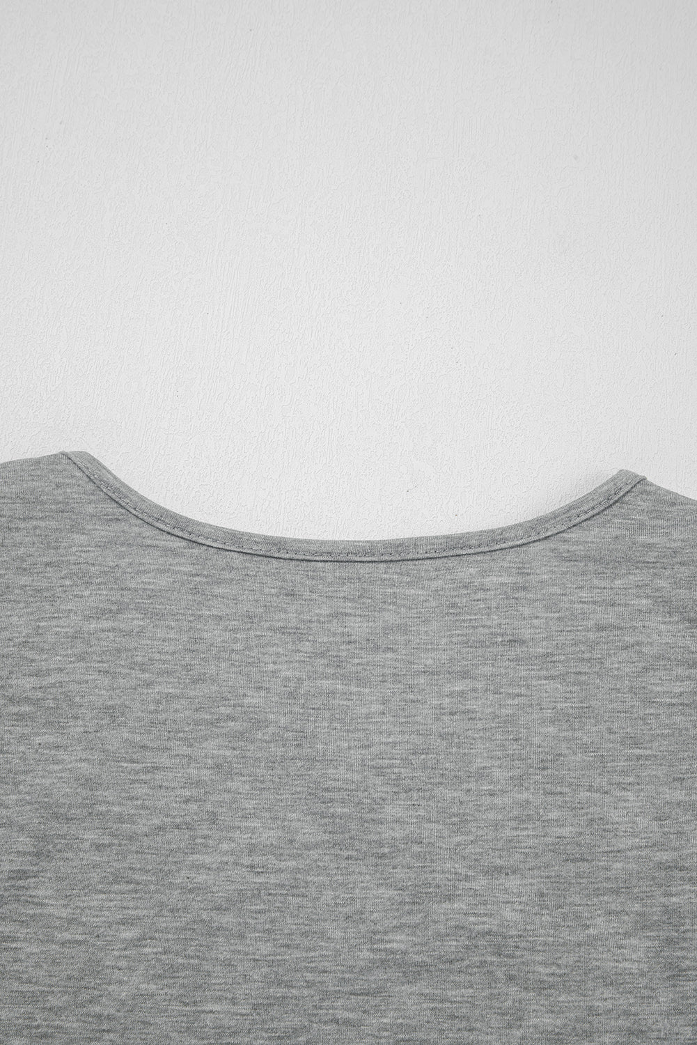 Gray Lace Patchwork Tank Top