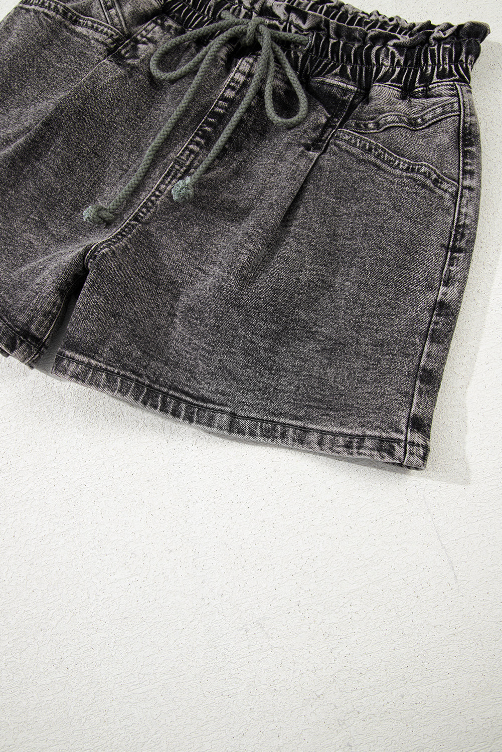 High-rise Casual Denim Shorts
