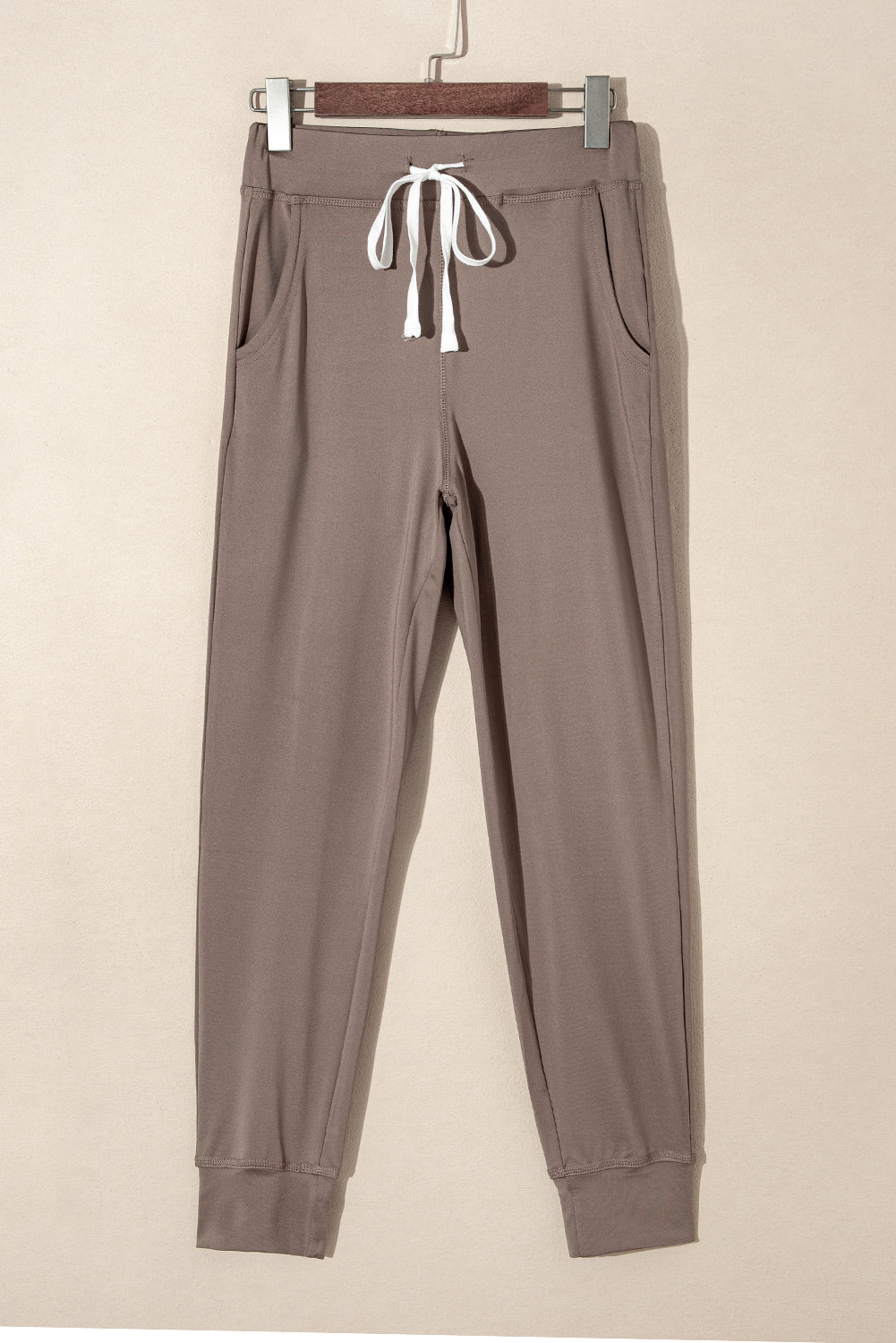 Dark Brown Pocketed Joggers
