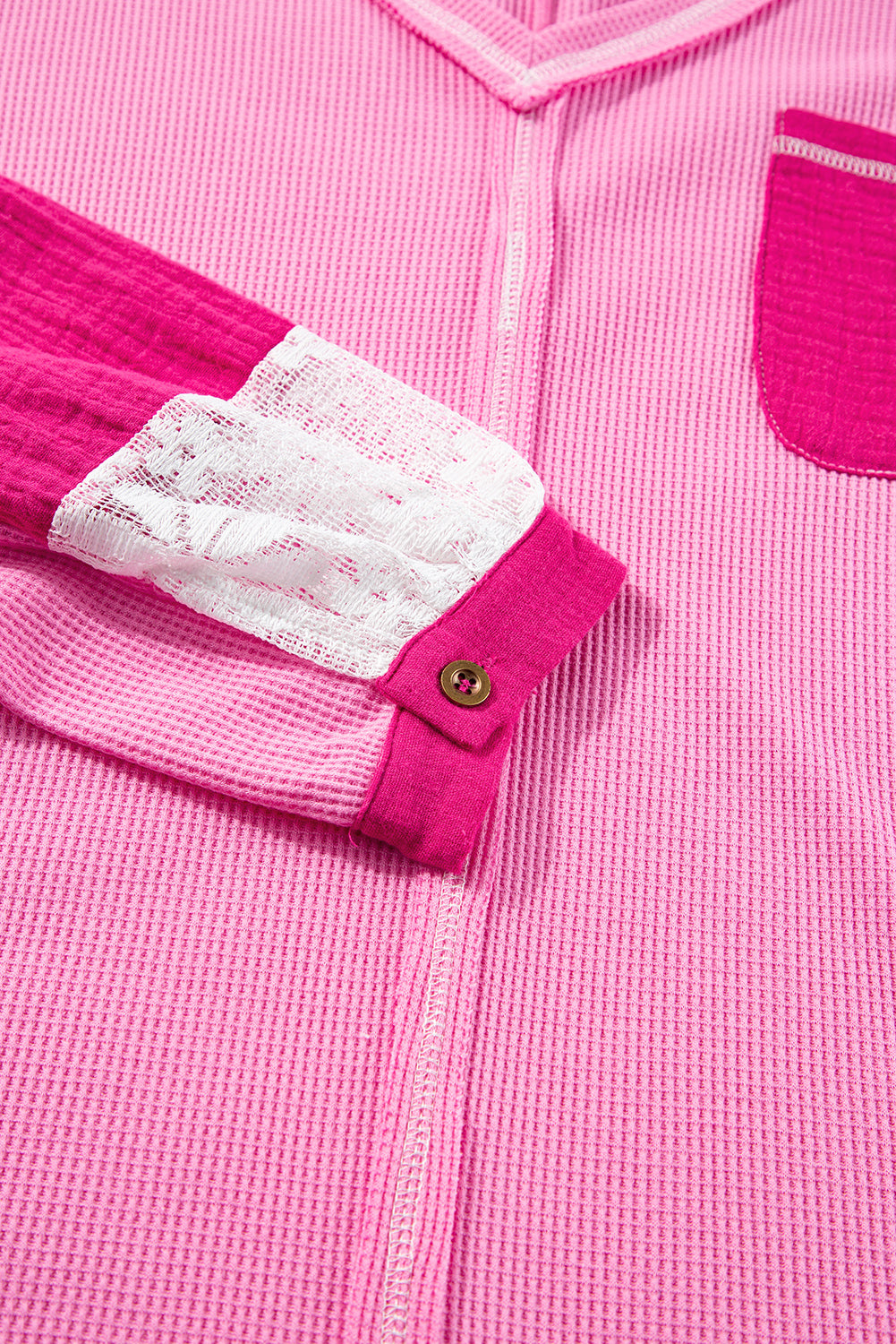 Pink Lace Blouse