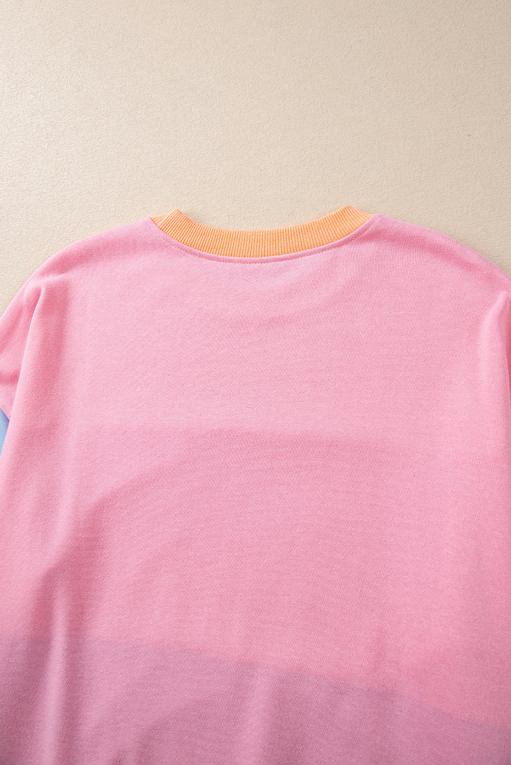 Sky Blue Colorblock Sweatshirt