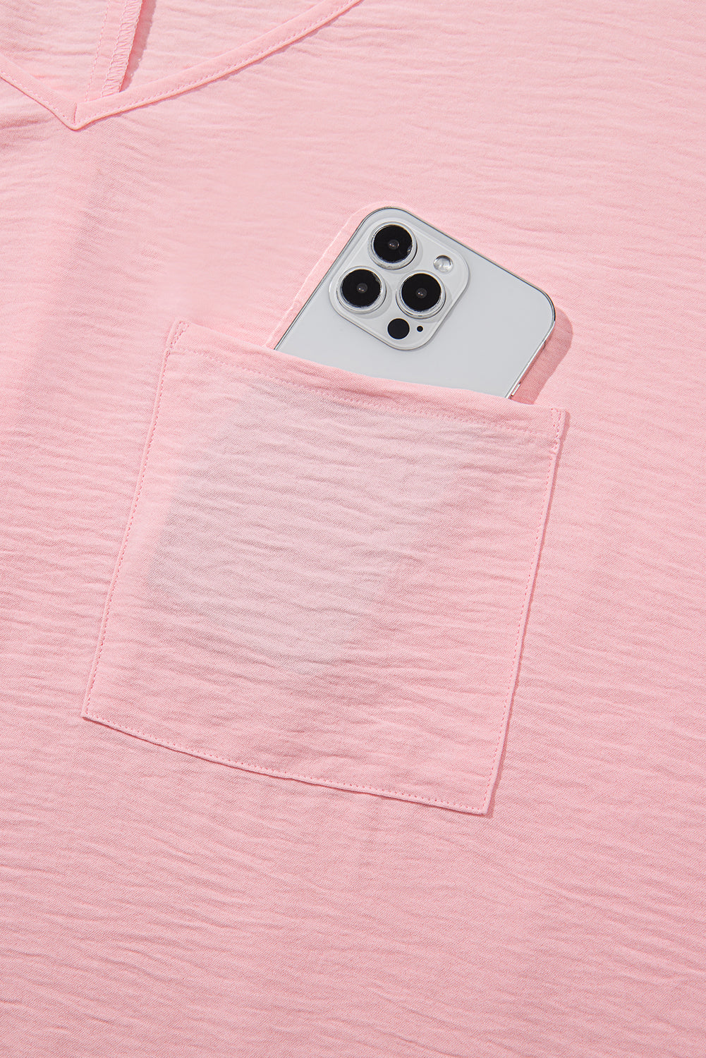 Pink Textured Shirt