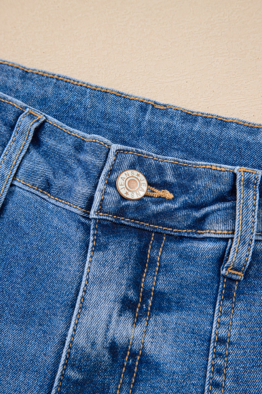 Sky Blue High Rise Wide Leg Jeans
