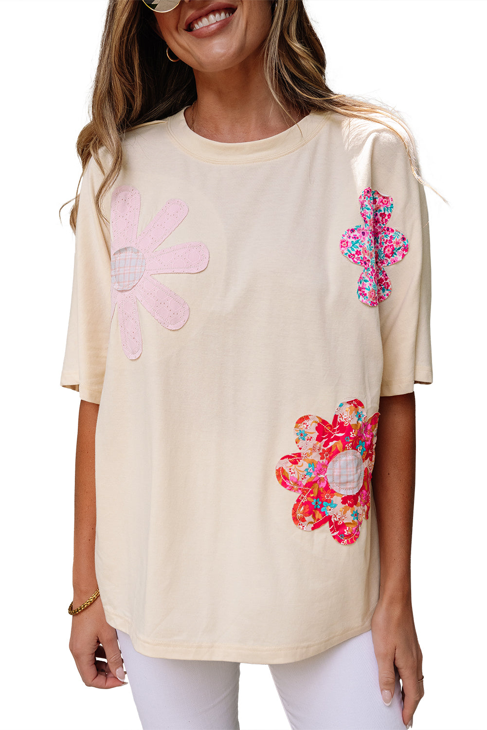 Apricot Flower Tee