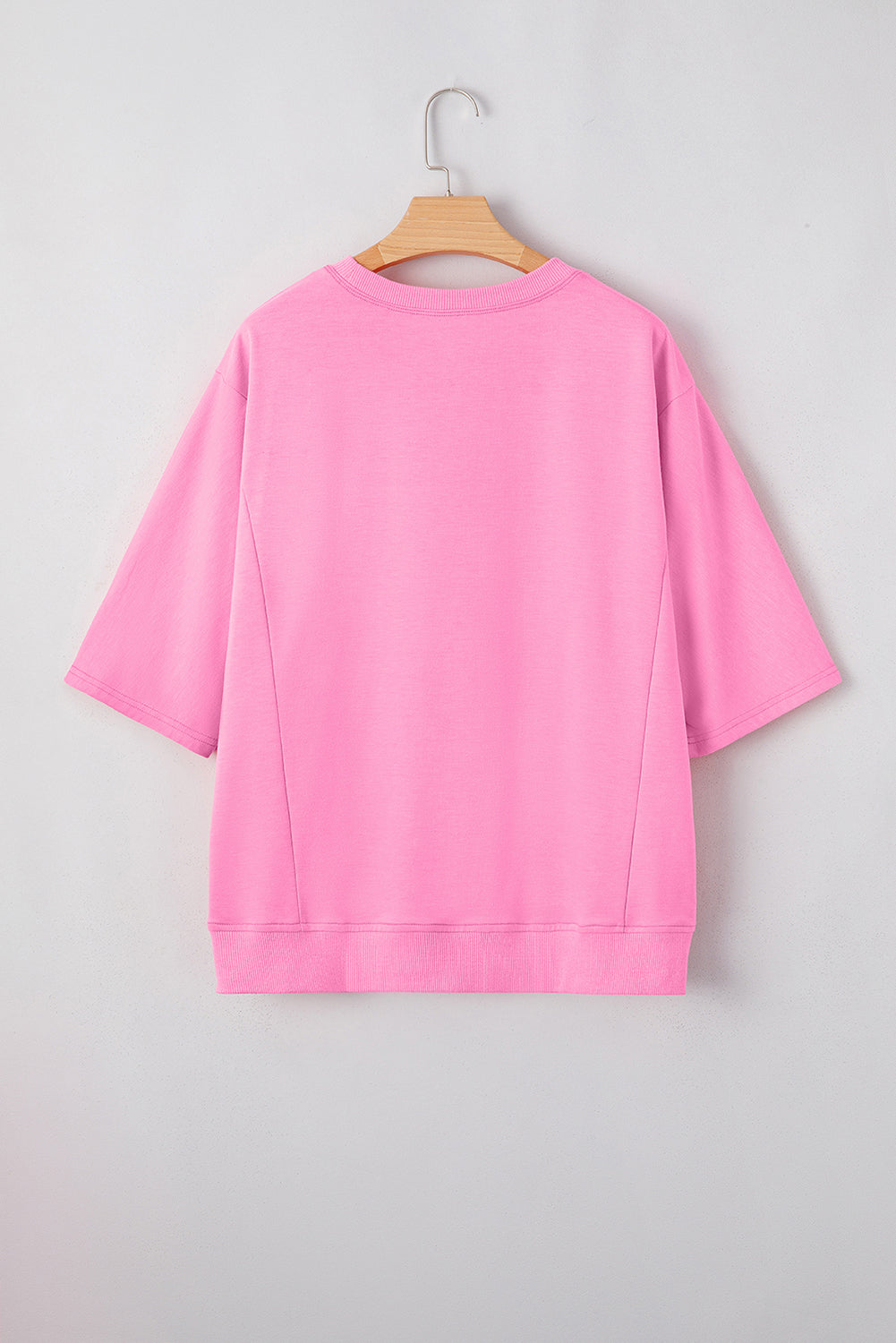 Pink Floral Patched Tunic Top