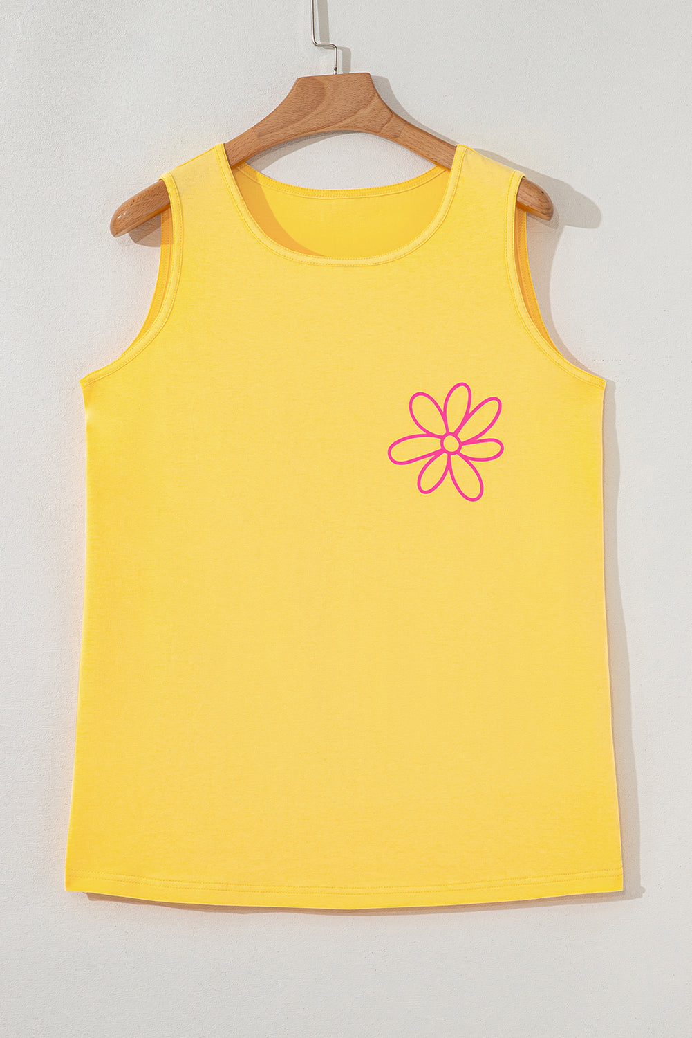 Yellow Flower Tank Top
