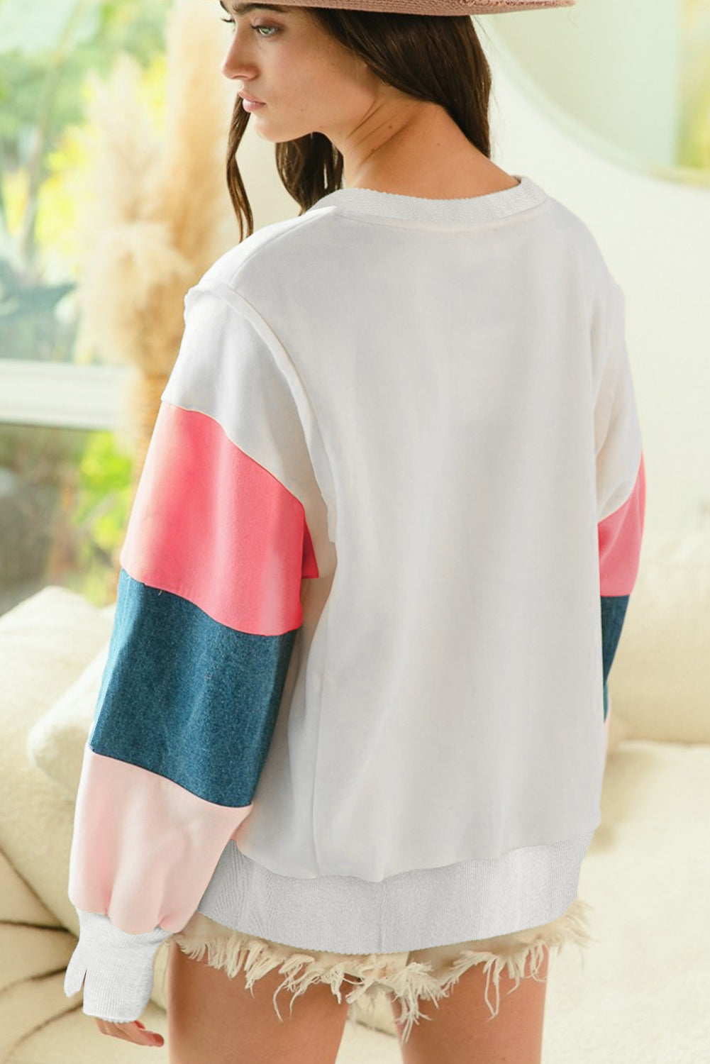 White French Terry Top