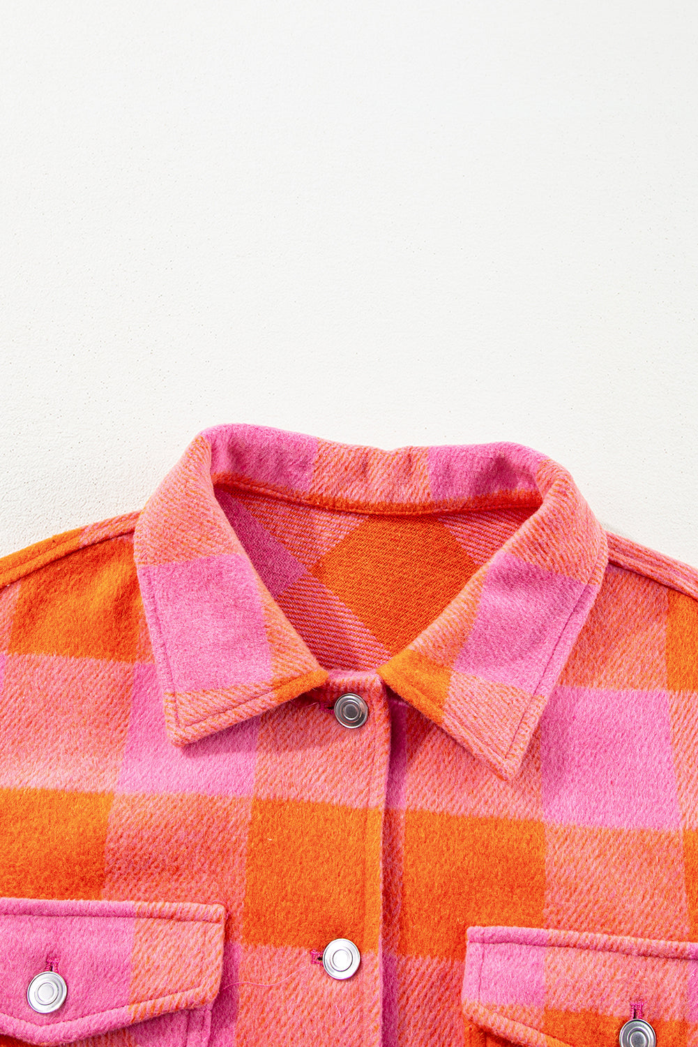 Orange Plaid Jacket