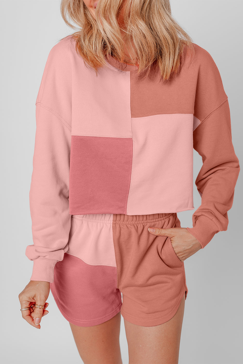 Peach Blossom Colorblock Set