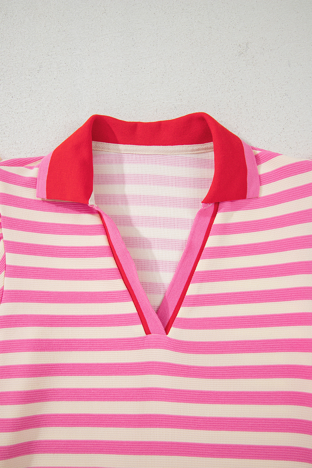 Pink Stripe Print Dress